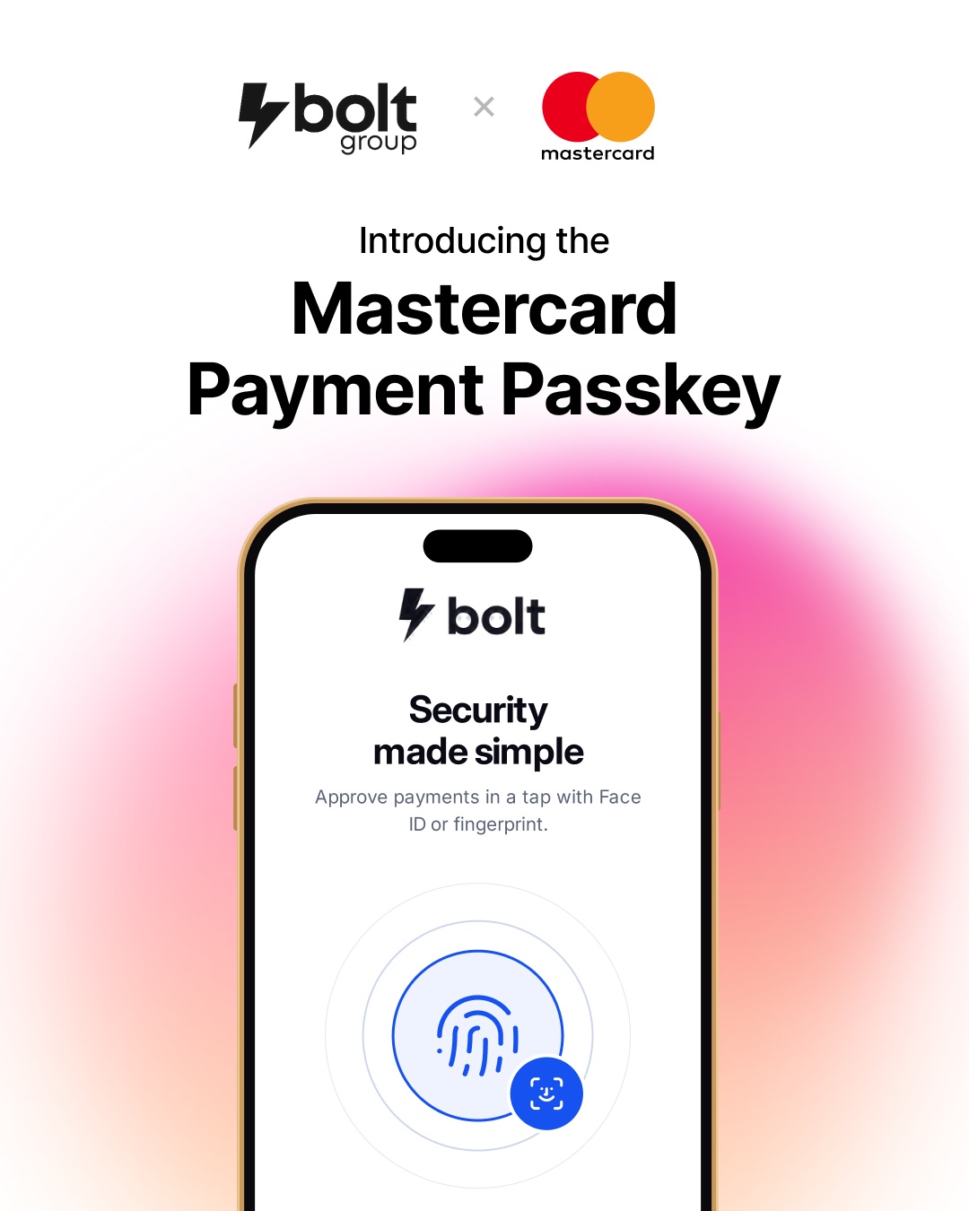 Bolt Group selected as Australia's first issuer in Mastercard Payment Passkey rollout